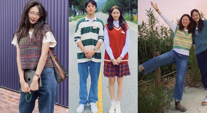 林允儿萝卜裤搭配,韩国女明星机场穿搭林允儿