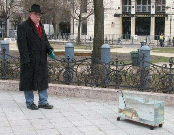 养狗的人可以遛狗，养鱼的人也可以遛鱼啊！这种骚操作你见过没？