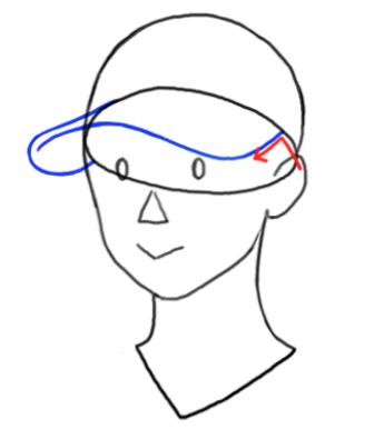 画帽子教程鸭嘴帽,帽子有帽舌怎么画又简单又好看