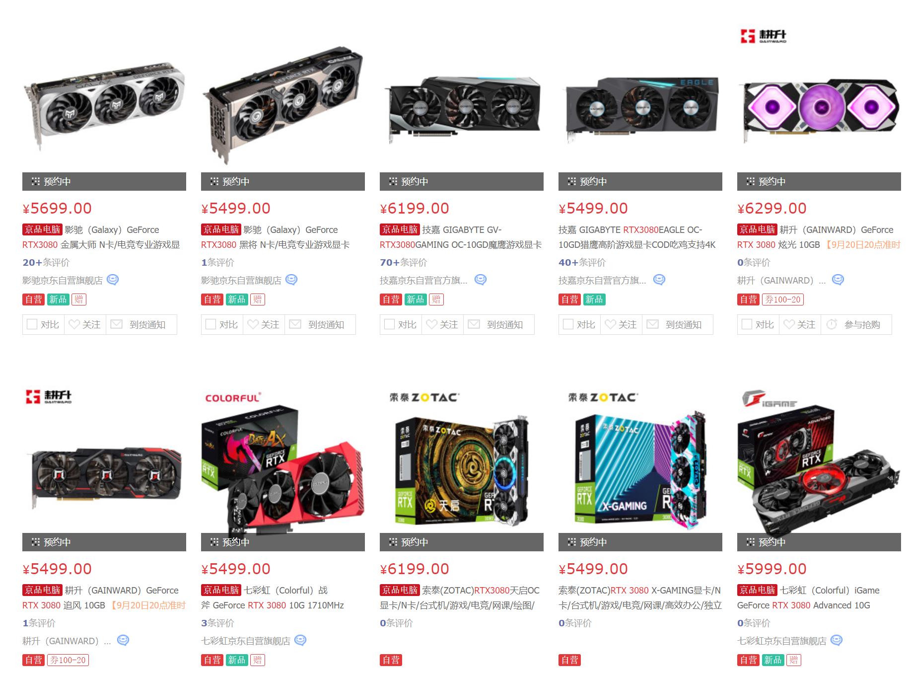 rtx3080发布了什么,rtx3080还能买么