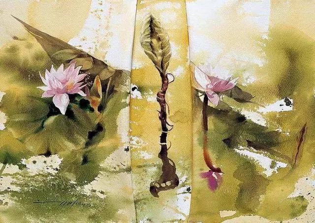 韩国水彩艺术家,韩国水彩画小清新