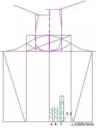 男夹克外套服装制版,男装夹克衫服装制版教程