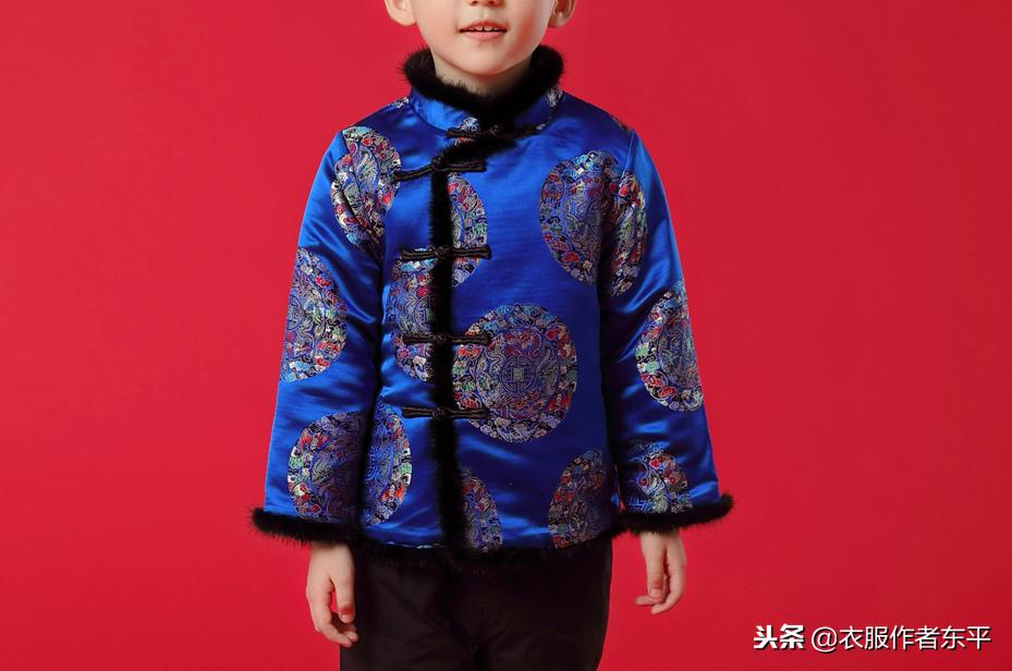 拜年服男宝唐装裁剪,男宝宝冬季唐装裁剪图