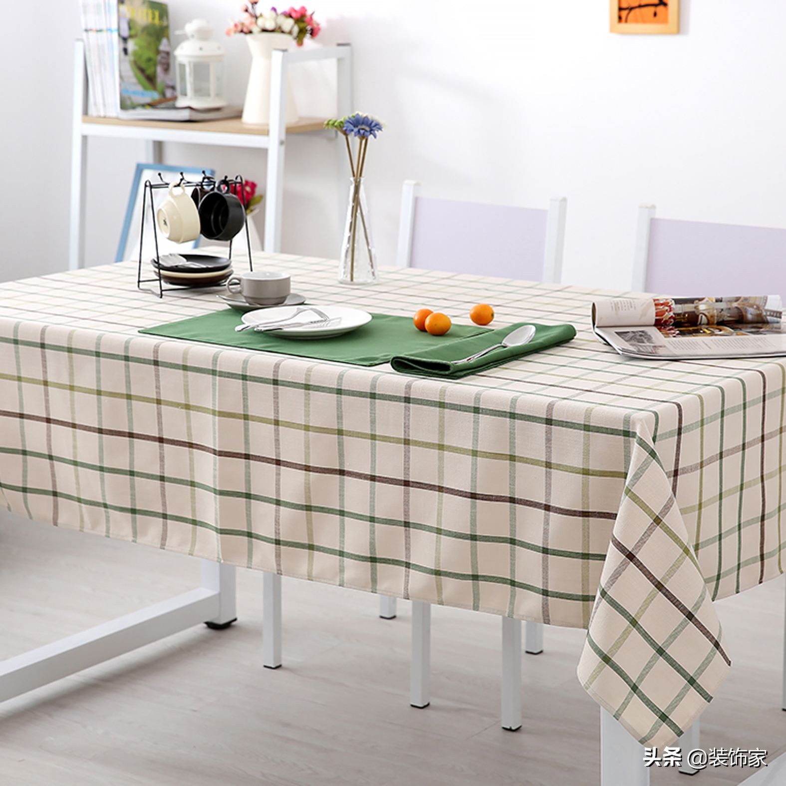 桌布样式,餐桌桌布种类及使用方法