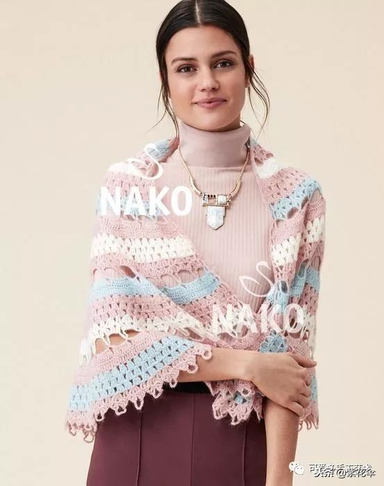 系一条三角围巾最迷人，忽冷忽热都能让你美上天！（附教程）