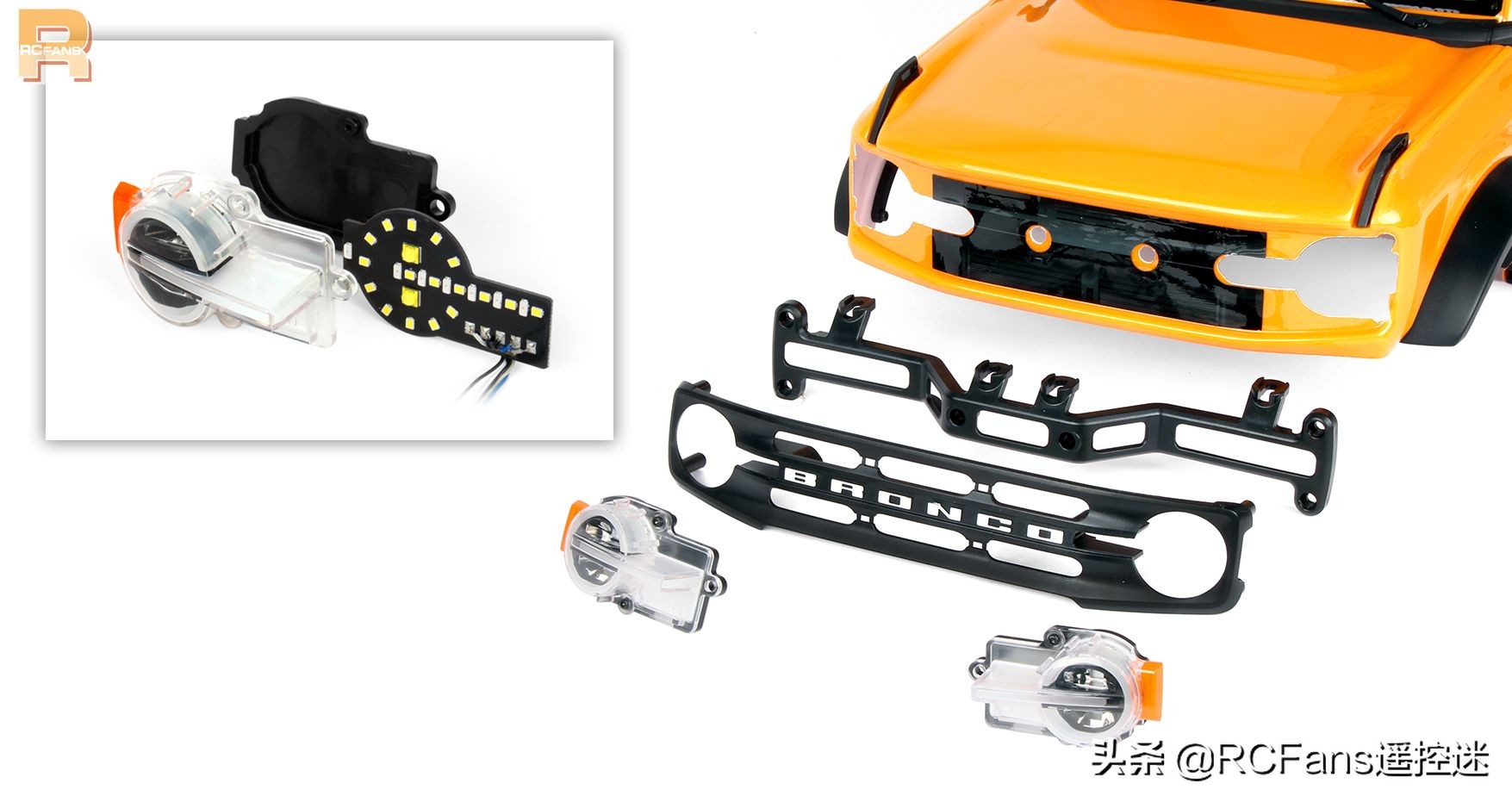 traxxas福特bronco新涂装,traxxasbronco改装轮胎