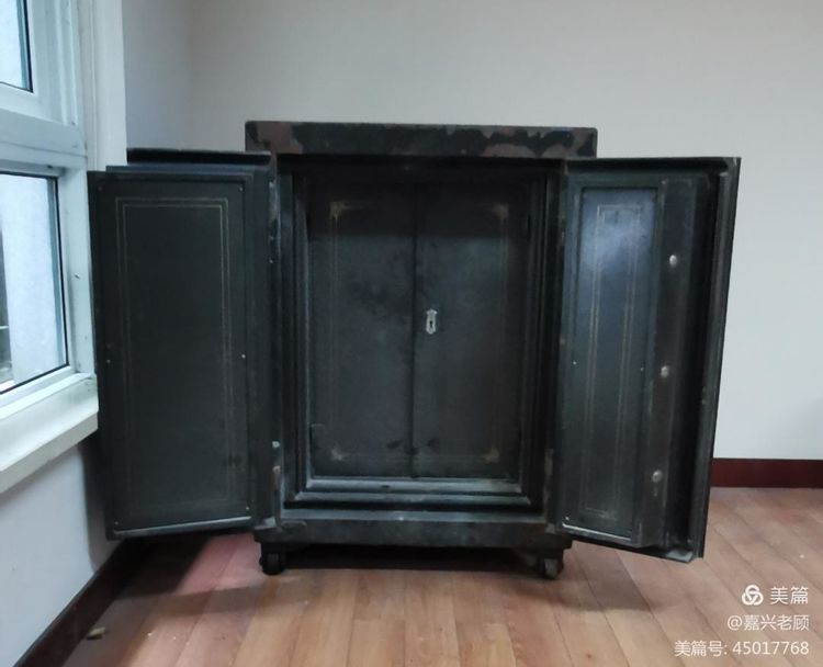 嘉绢*物文**级老物件|日伪期间日制保险柜