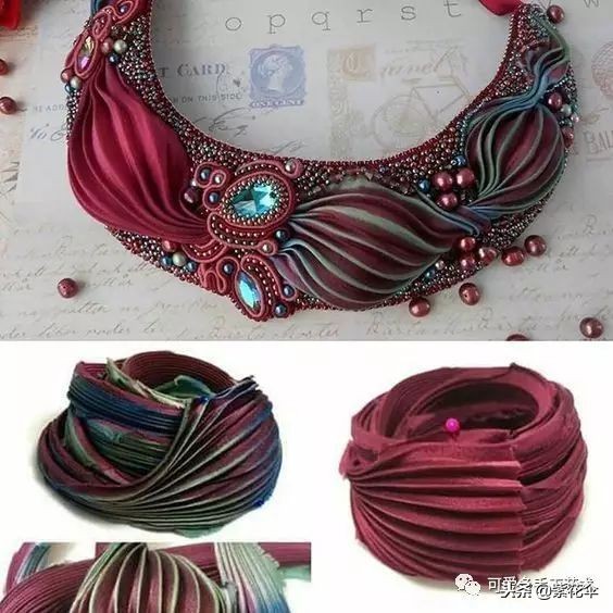 绸带编织花样大全,散珠子手工串珠教程