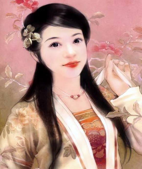 红颜如玉---德珍彩绘经典美女画