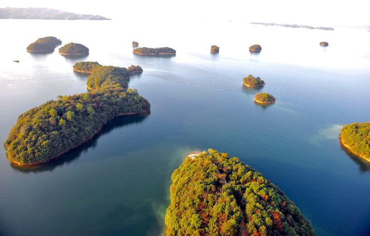 庐山西海沧海桑田岛,庐山西海之岛美景
