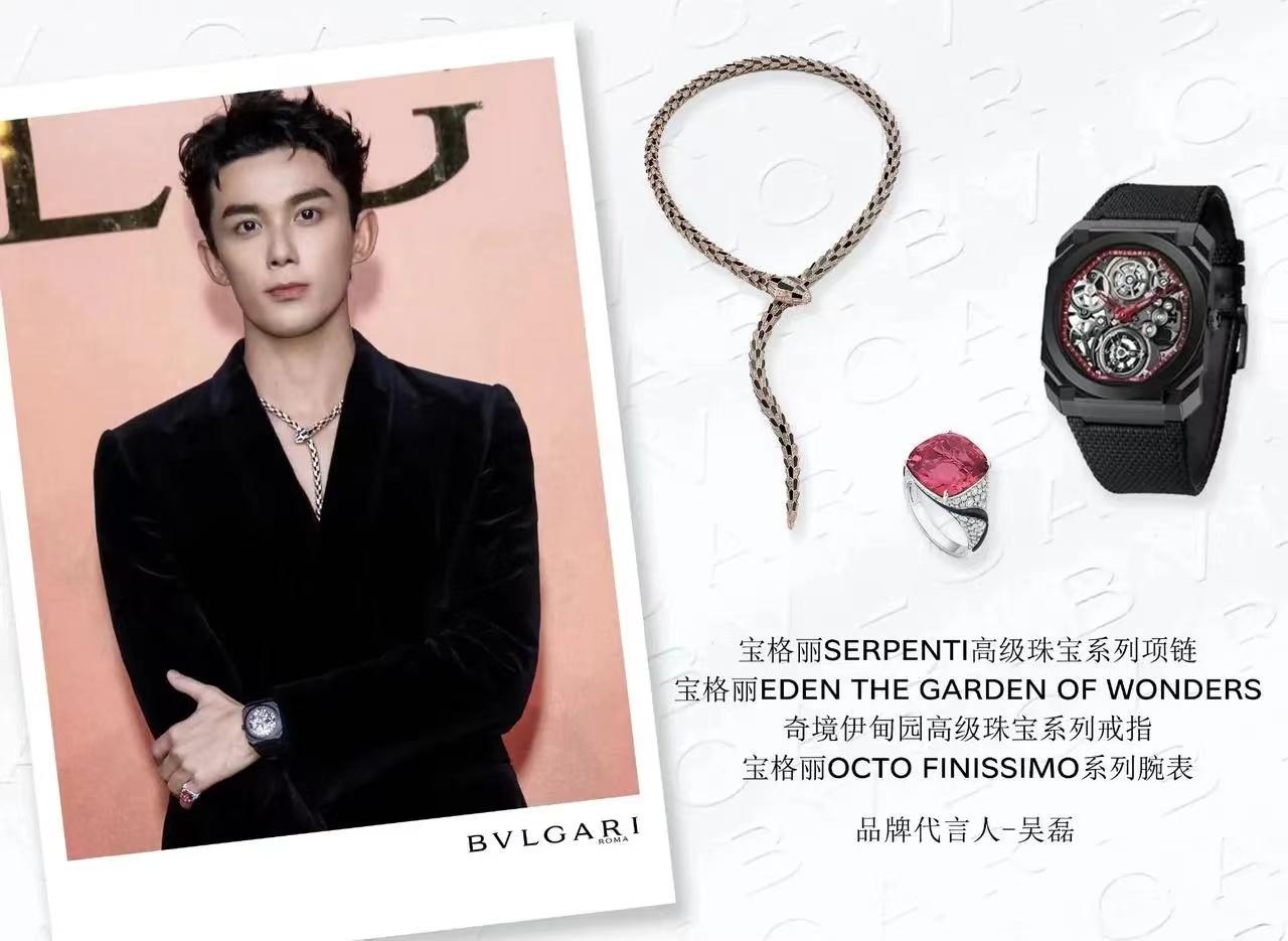 吴磊赵露思宝格丽合照彩色,赵露思和吴磊走宝格丽红毯合照