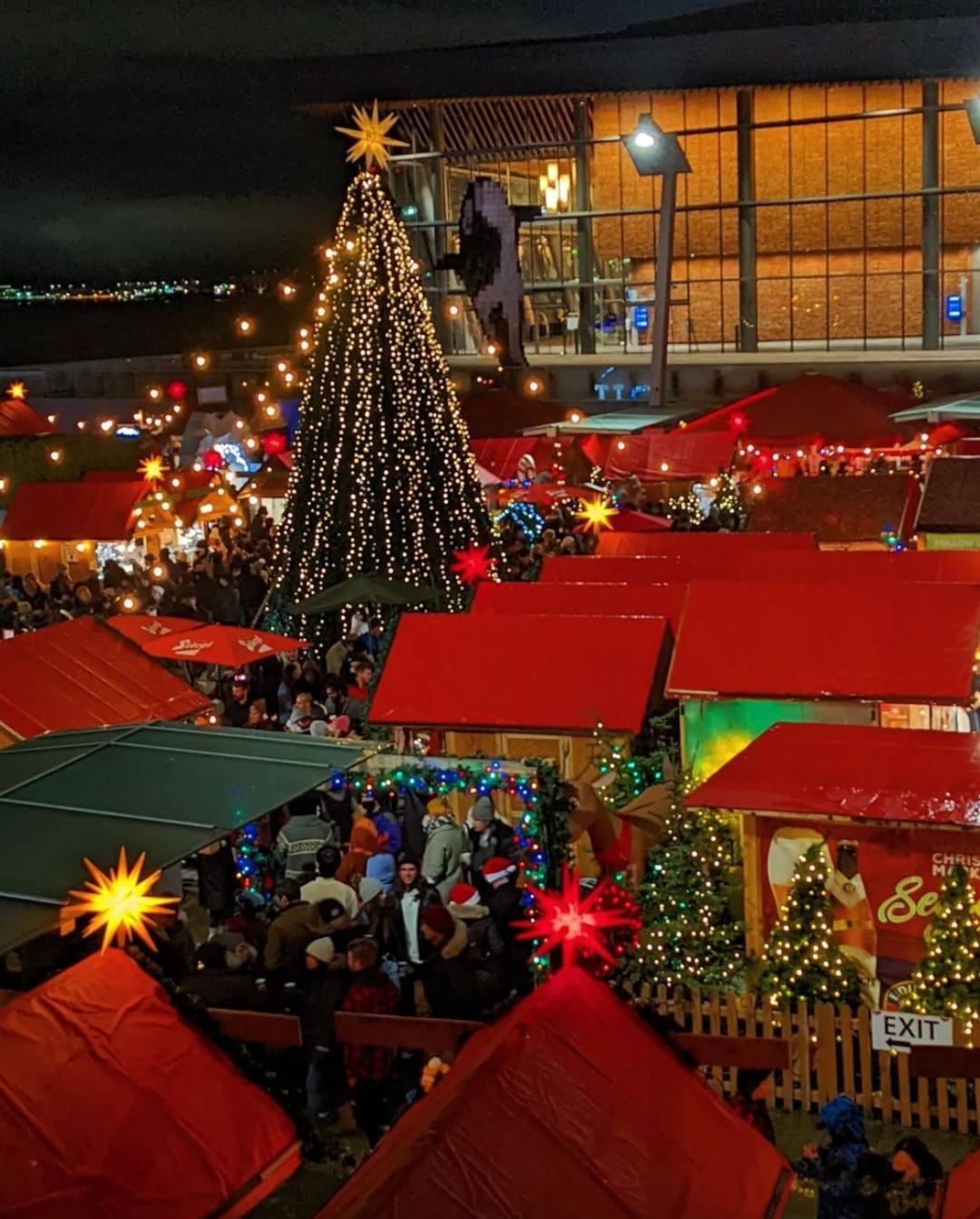 温哥华圣诞节购物狂欢节,温哥华市场视频