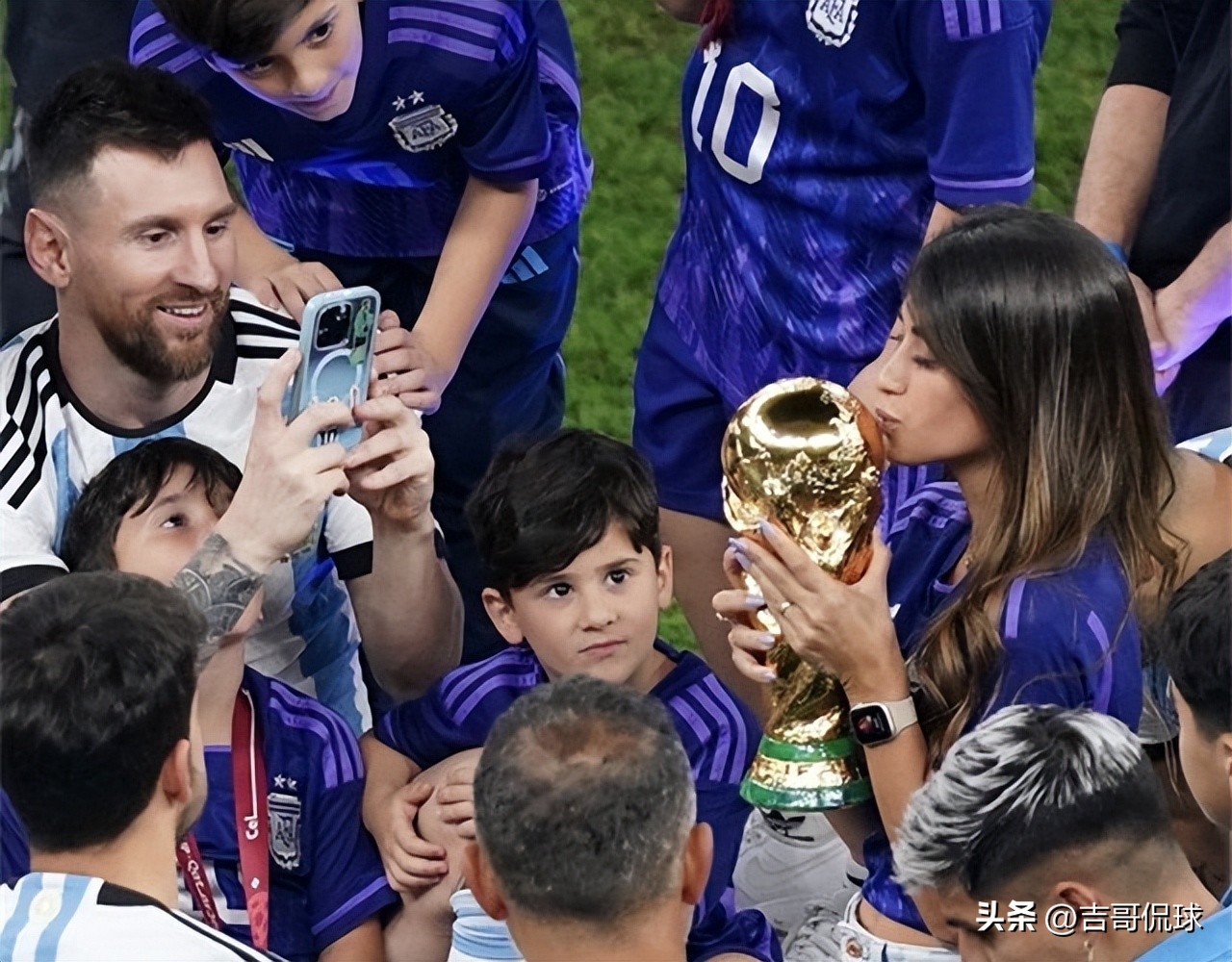 梅西妻子和c罗妻子哪个好看,梅西和c罗老婆握手