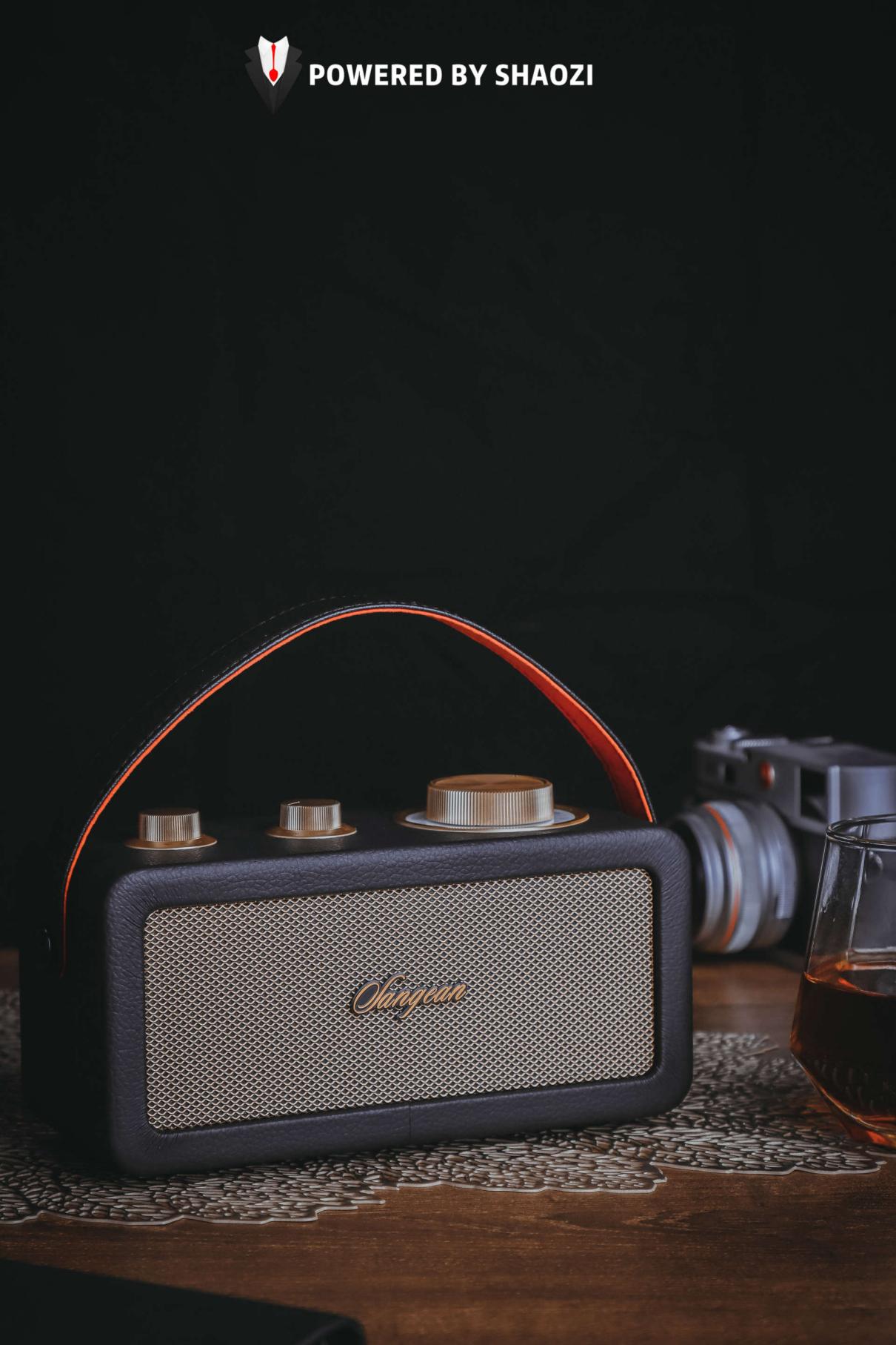 国货之光蓝牙音箱,山进M1复古蓝牙音箱