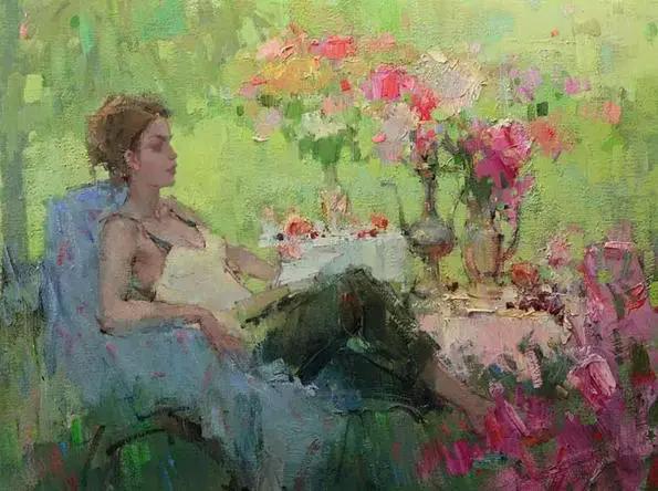 俄罗斯画家笔下的模特,俄罗斯画家笔下的女性肖像