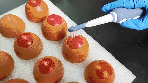 儿童声波全自动电动牙刷测评,显微镜下看牙刷