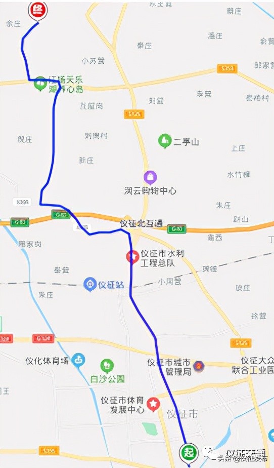 仪征7路公交时刻表,仪征最新公交车路线时间表