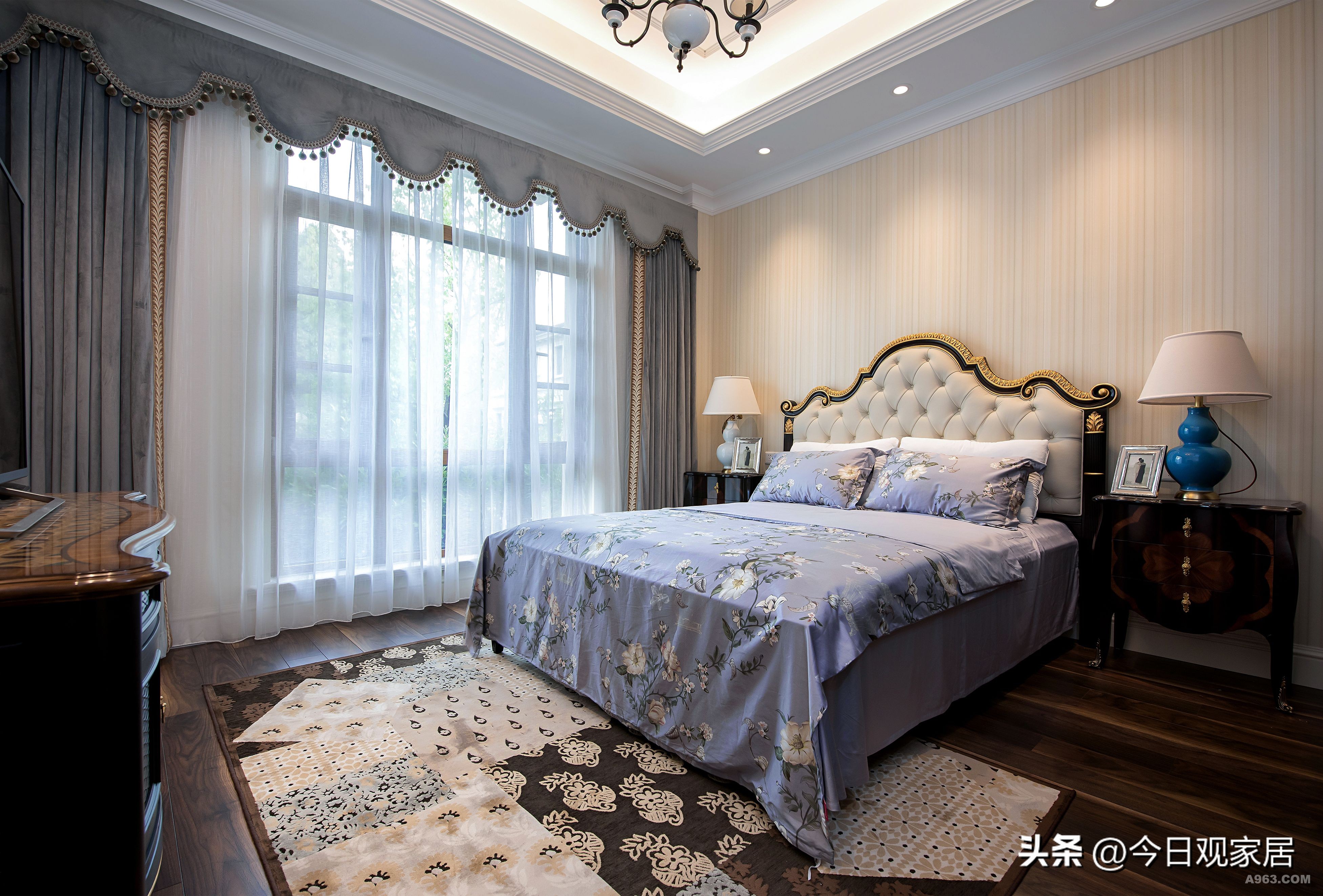 欧式大气样板房装修效果,简欧式装修风格样板房图片