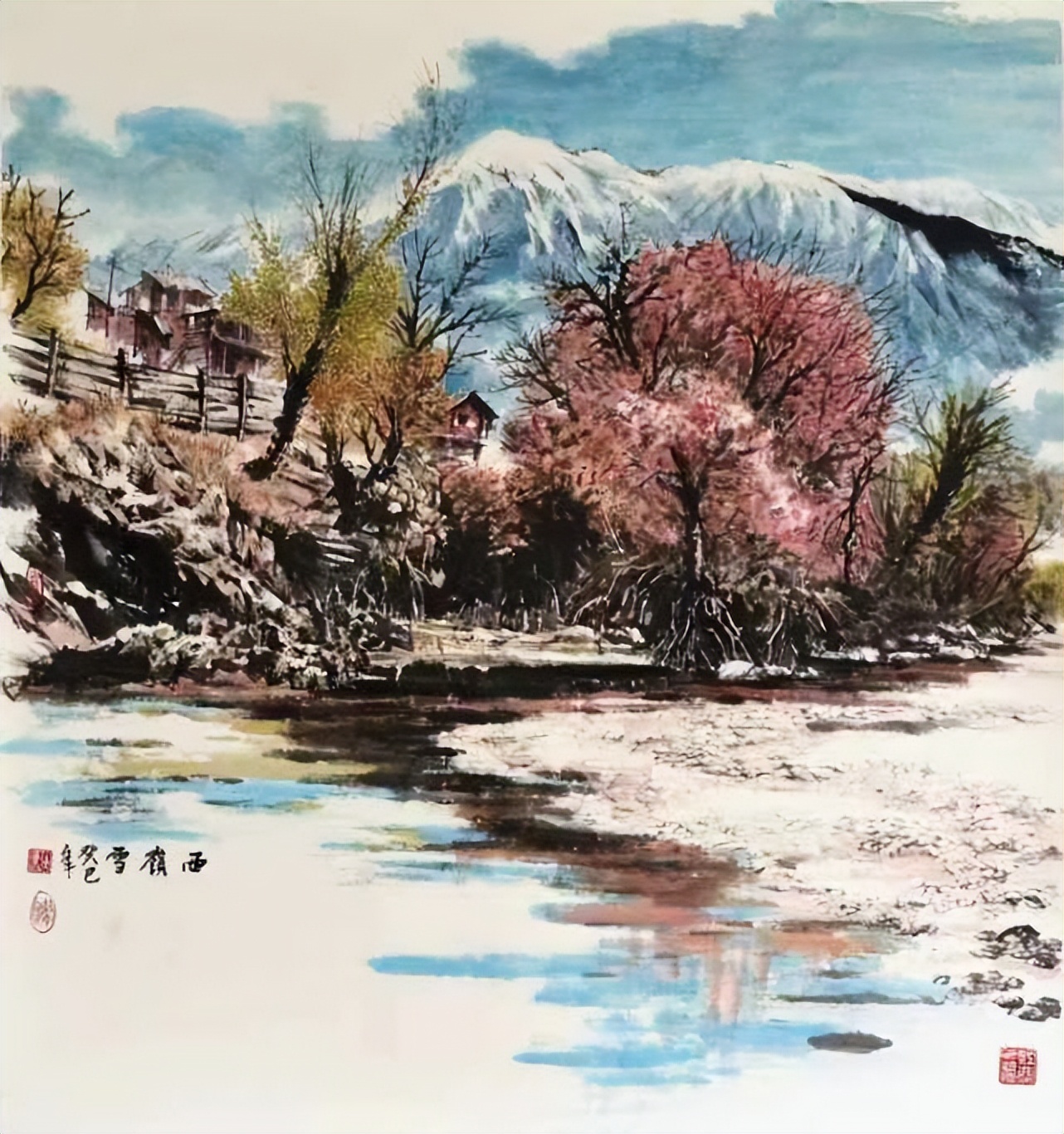 陈文人物画作品,国画作品欣赏陈文士