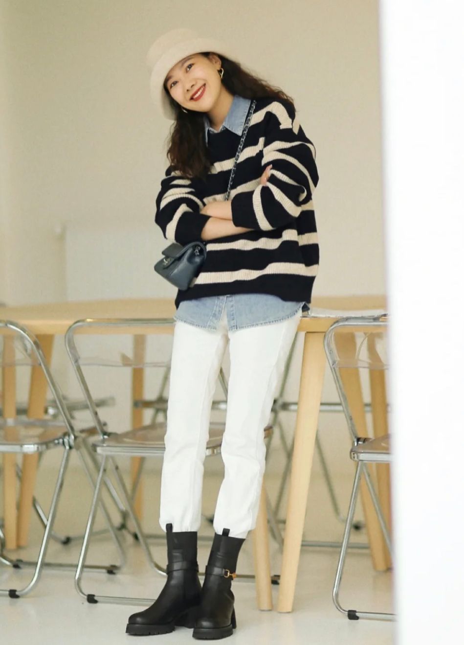 秋冬必备的切尔西靴,英伦风平底切尔西靴