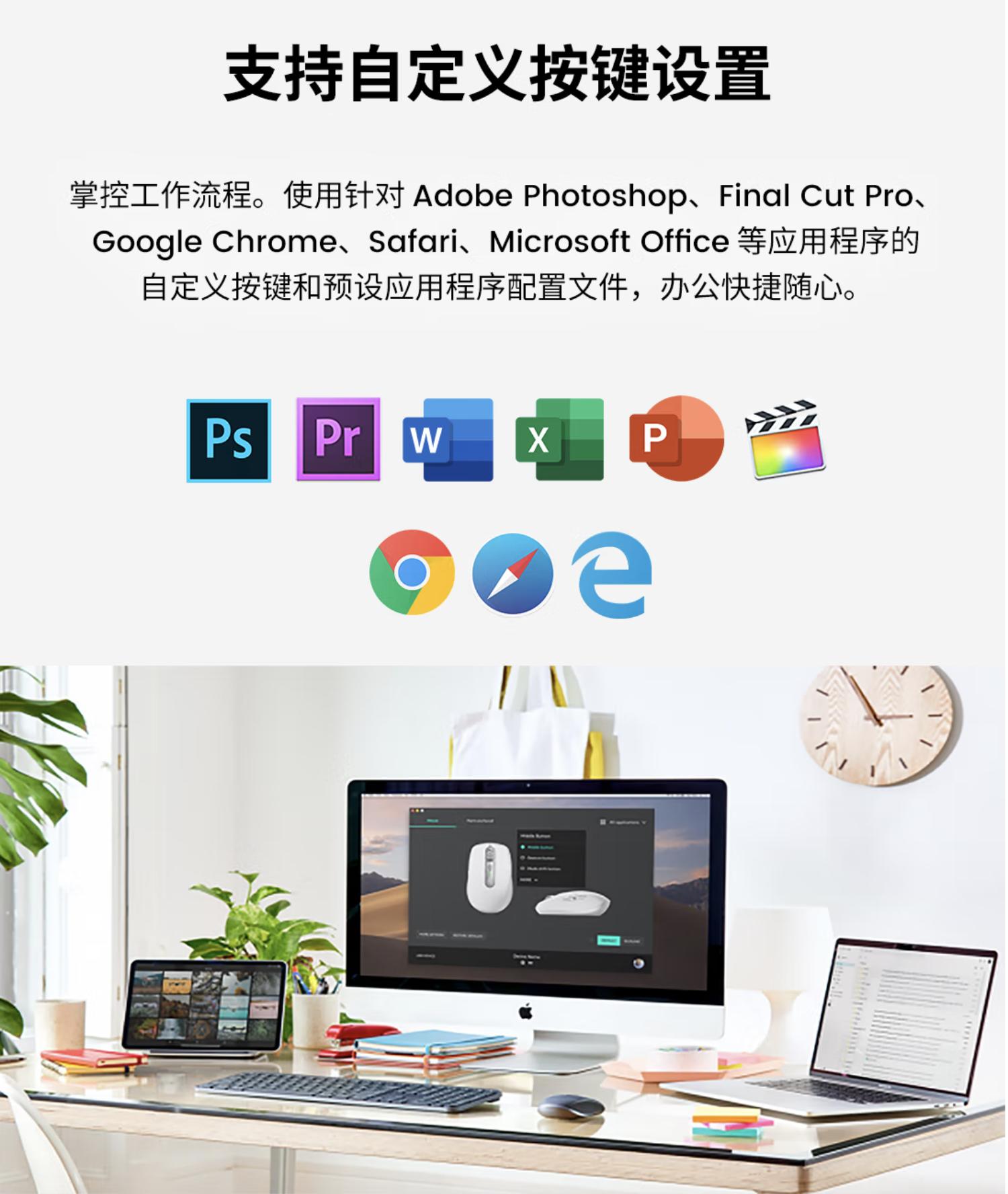 罗技办公旗舰鼠标MXanywhere3,罗技mxanywhere3鼠标连接电脑