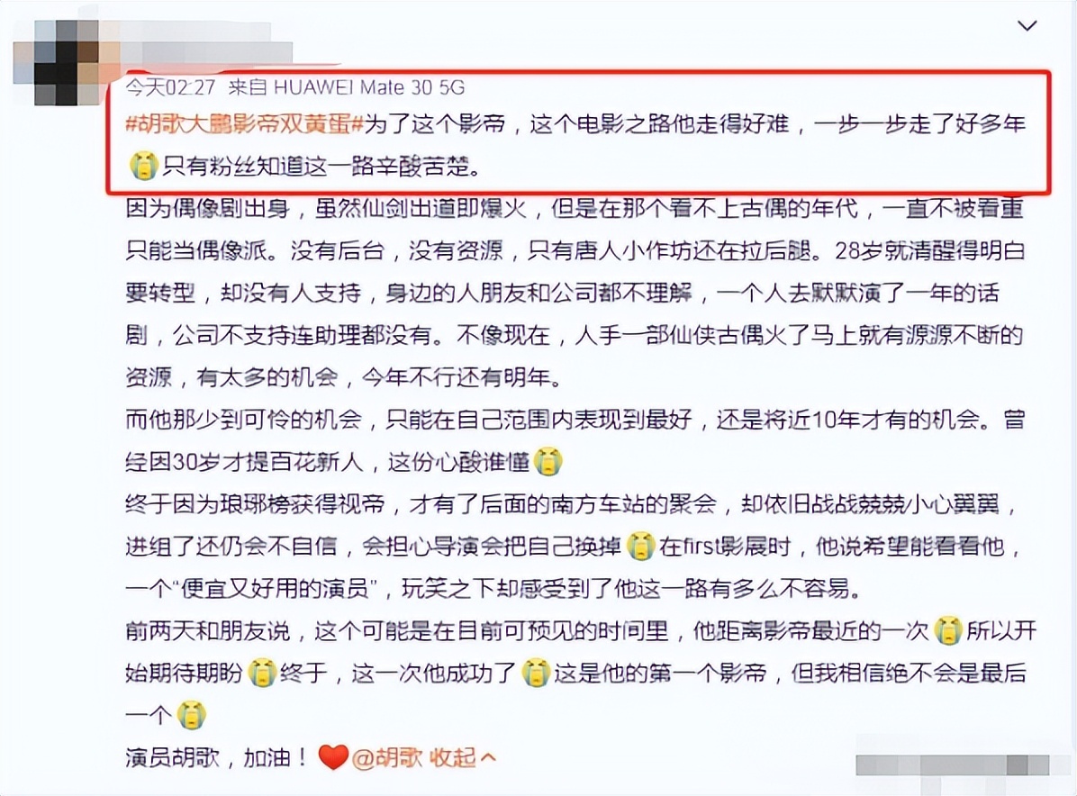 胡歌有多成熟稳重,胡歌的艰难历程