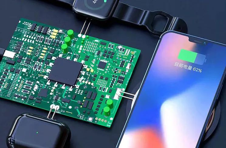 三合一无线充,桌面无线充多合一