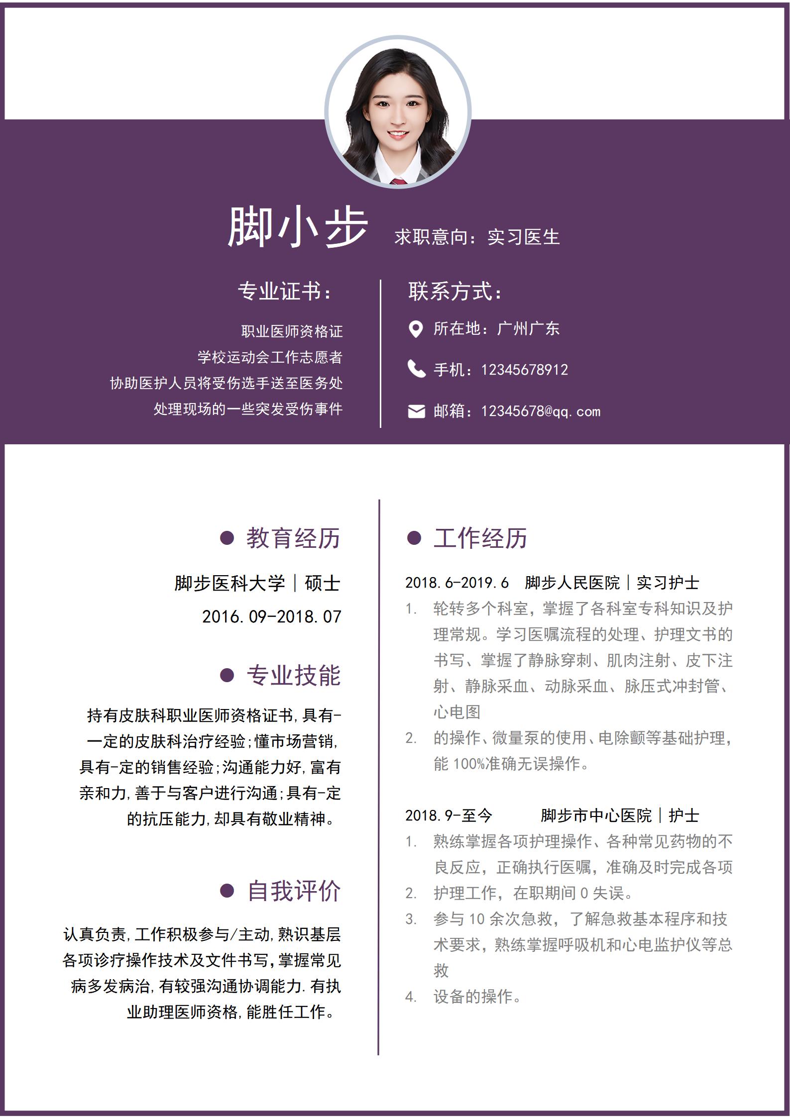 药剂个人简历范文,配药岗位个人简历