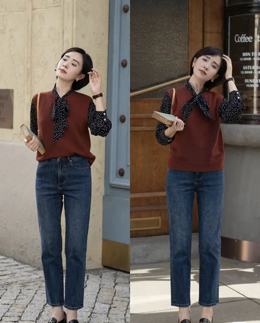 精致显高级职场穿搭也很有气质,上班穿的干练穿搭