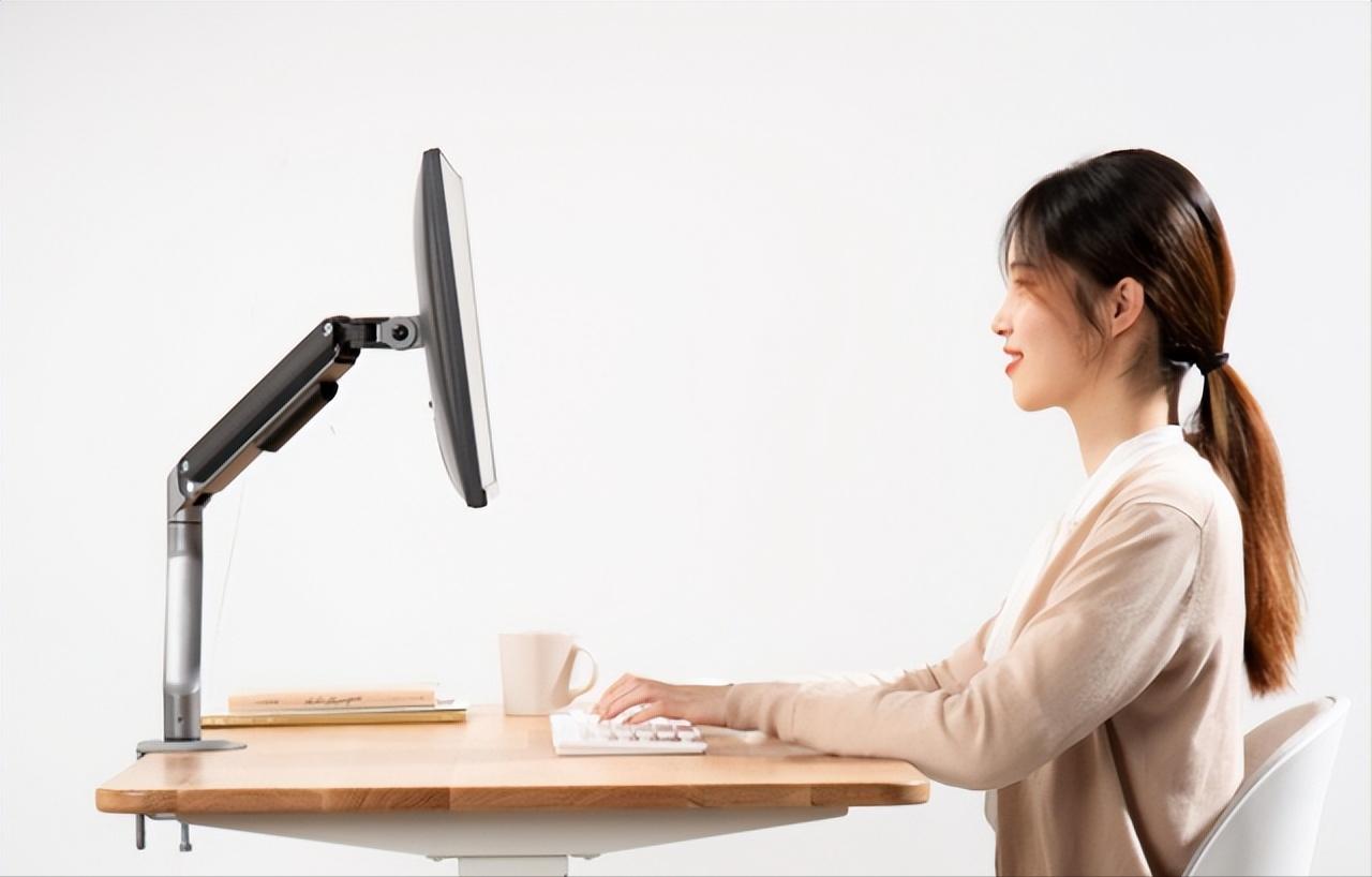 双屏显示器支架实木,显示器支架双屏挂壁