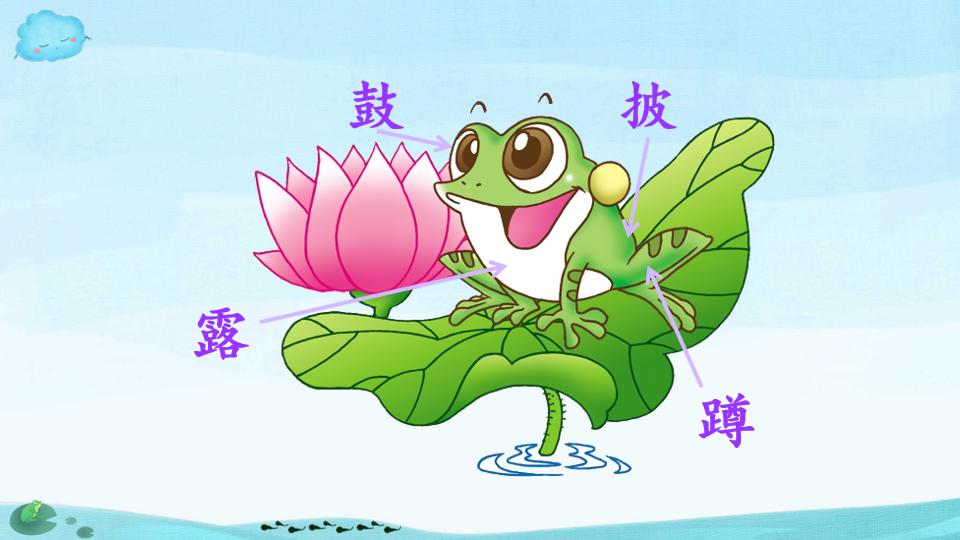 小蝌蚪找妈妈绘本ppt制作教程,二年级课文小蝌蚪找妈妈ppt背景