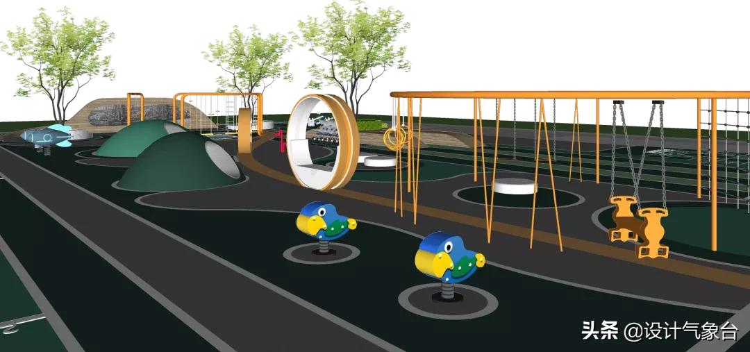 滑梯儿童房间小空间设计,室内儿童游乐场如何设计