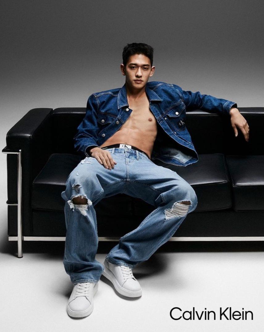 日本超模浅野启介拍摄CALVINKLEIN广告大片了！