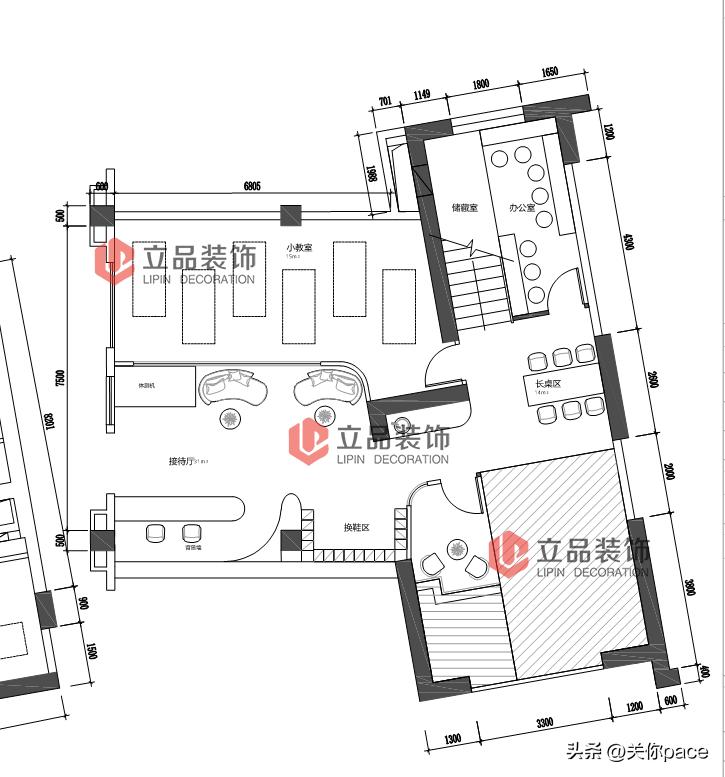 普拉提瑜伽馆一楼设计,1000平瑜伽馆全球设计案例