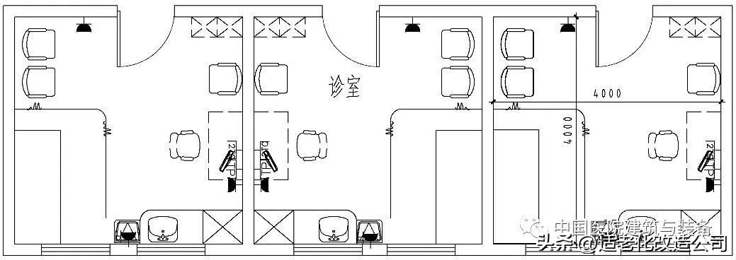 诊所设计方案和效果图,诊所设计与布局100平