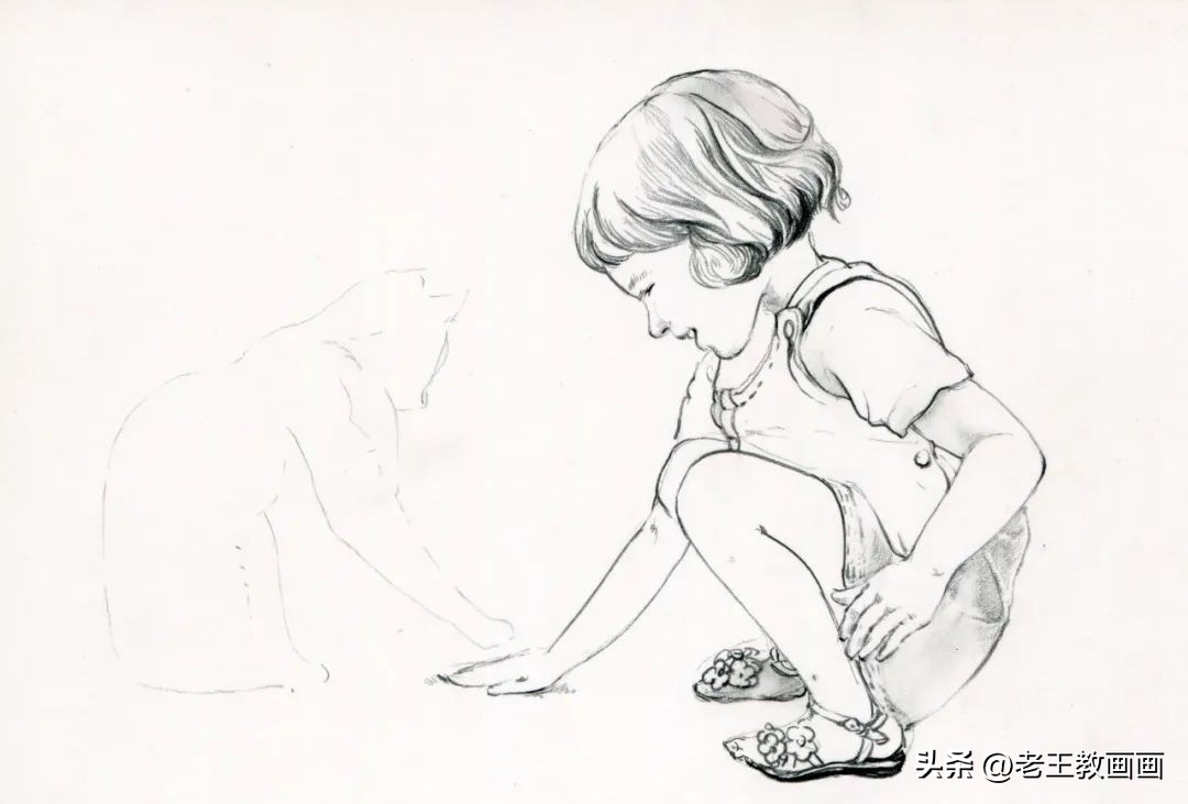 零基础学画人物素描,素描小动物素描入门零基础教程