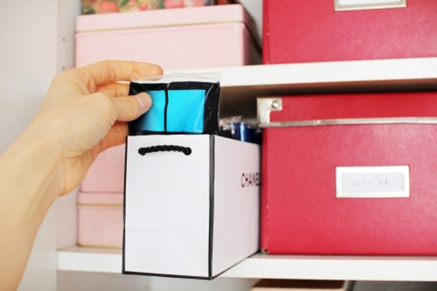 收纳垃圾小纸袋怎么做,一次性垃圾收纳纸袋