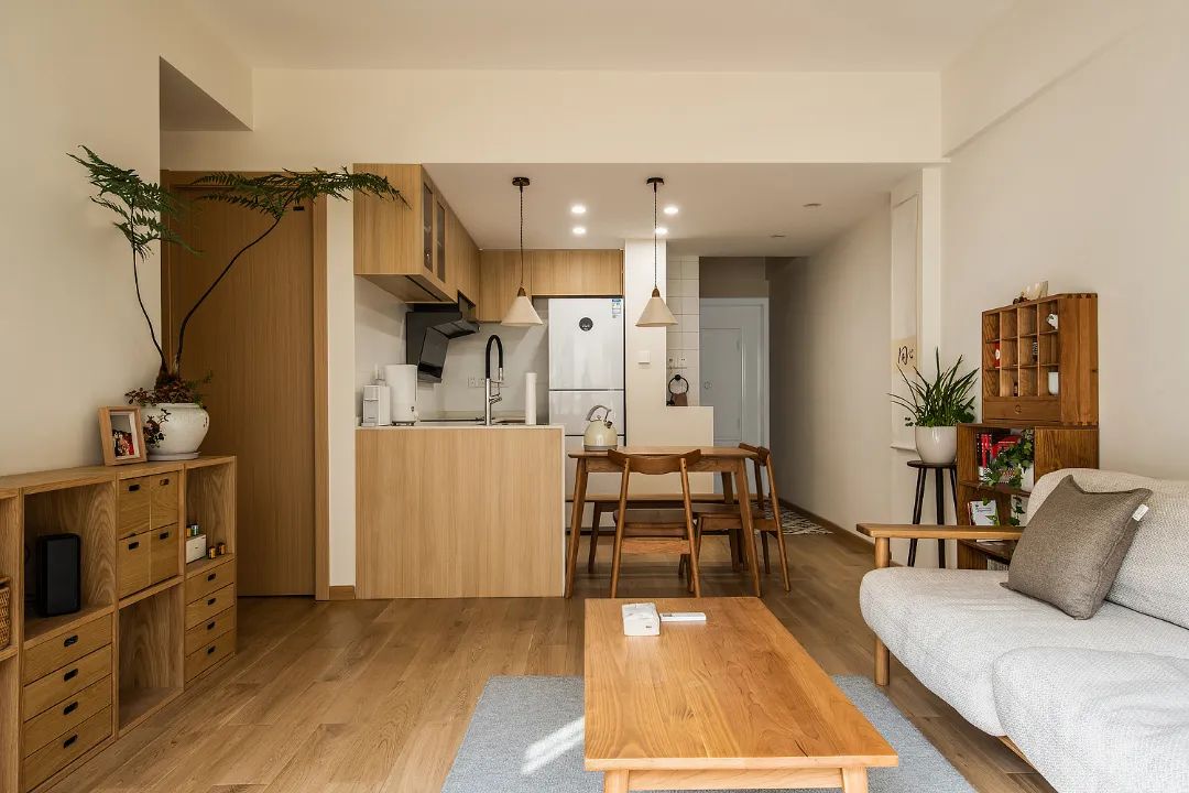 日式简约两居小户型,日式挑高双人宅