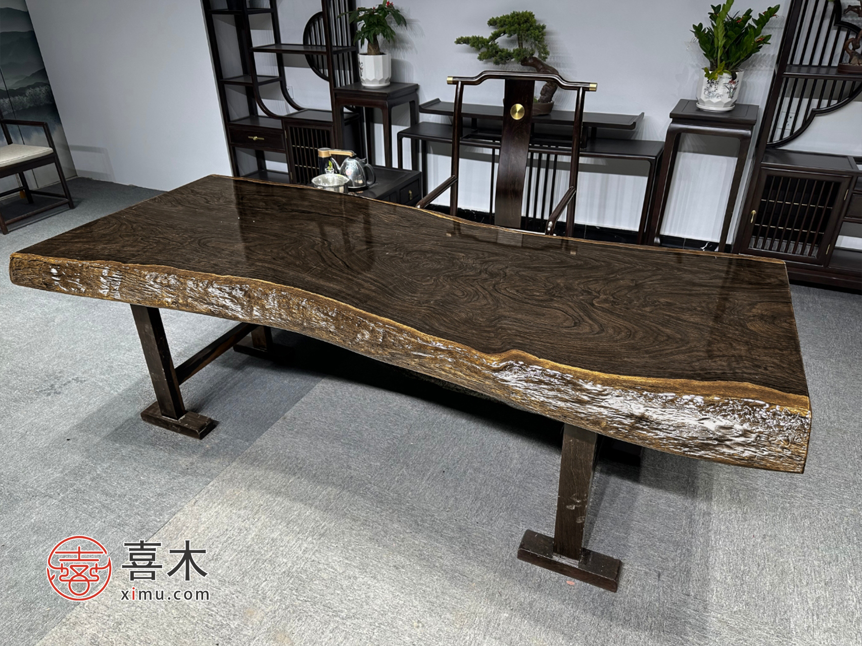 黑檀大板怎么挑选,黑檀大板拼接鉴别