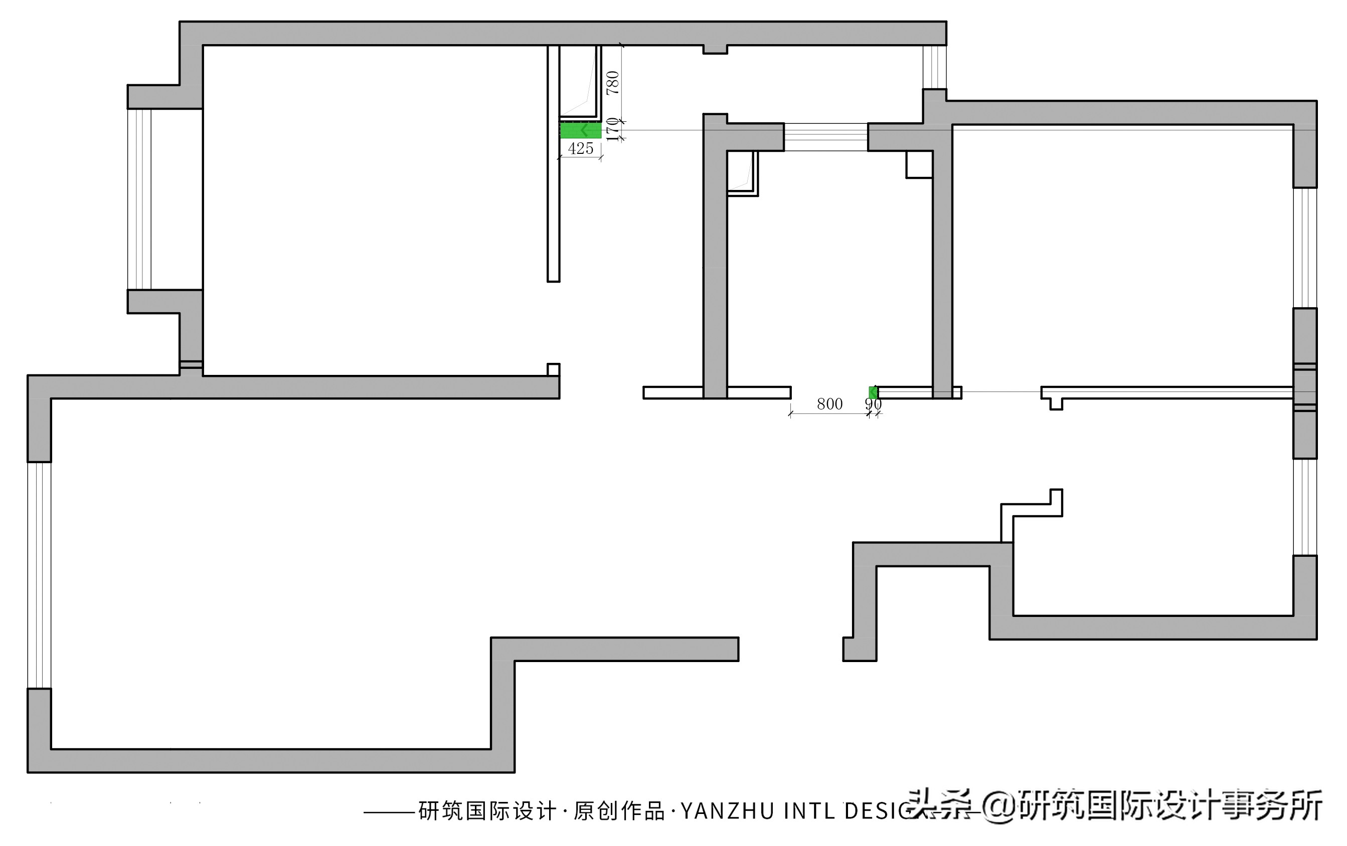89㎡现代轻奢｜灰调木色简单大方增加空间层次感