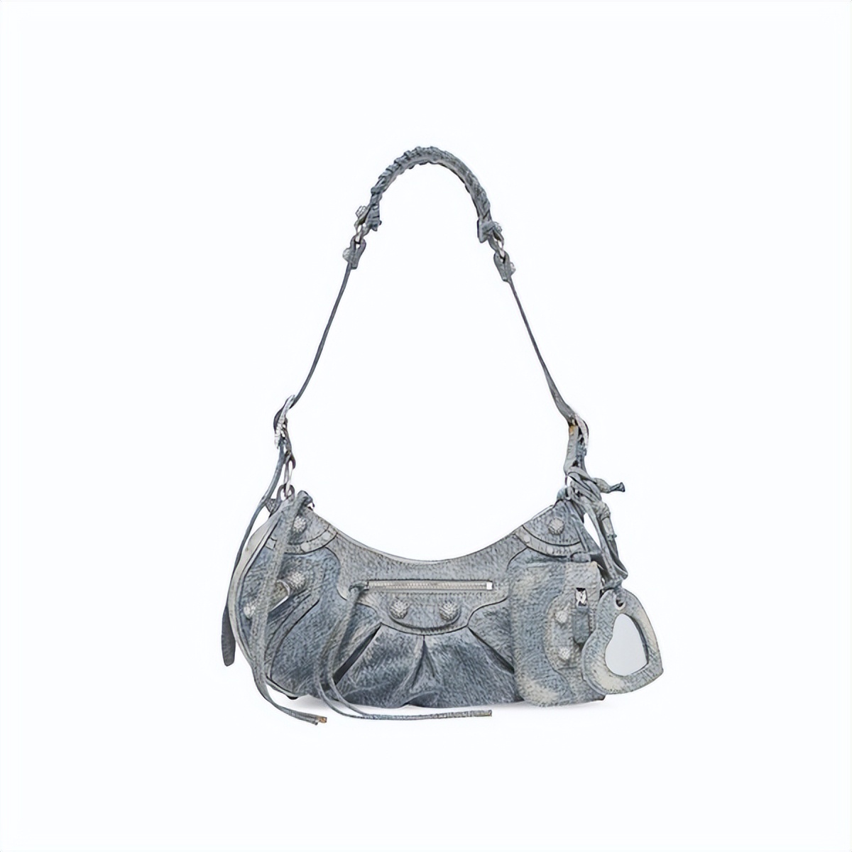 好看的chanel蓝色包,香奈儿牛仔包19bag