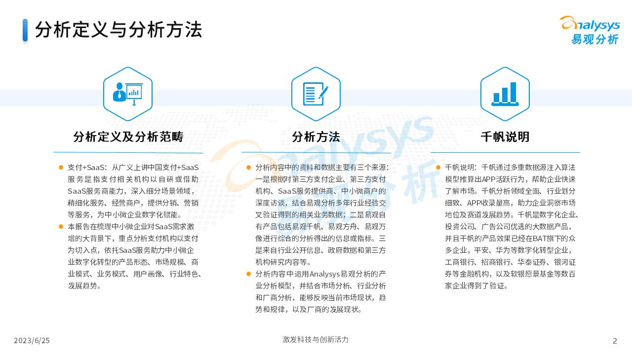 中国支付+SaaS服务赋能中小微企业数字化转型专题分析2023