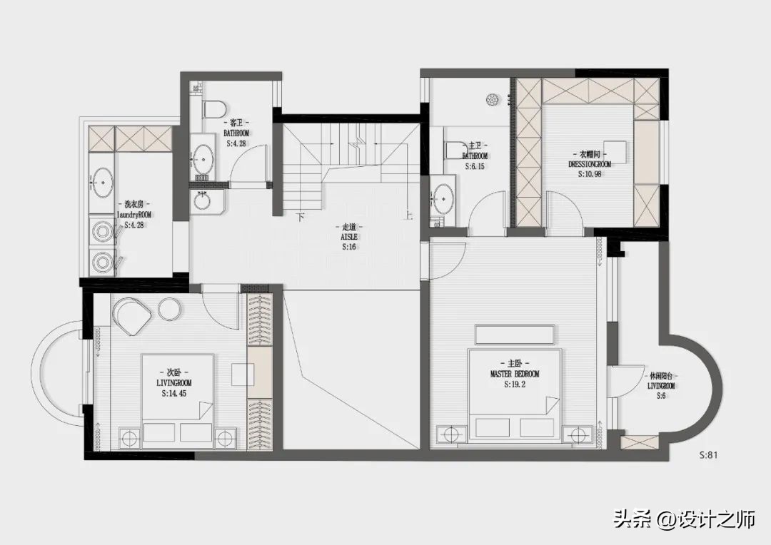 西安河与墅装修设计,西安现代城市别墅效果图
