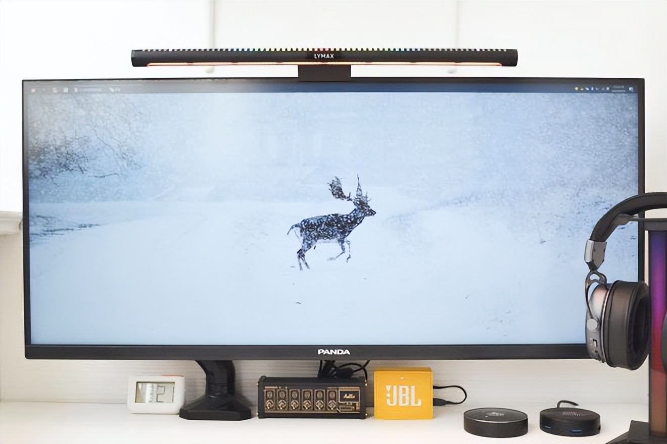 照亮你的屏幕远离眼睛疲劳徕美视LYMAX防蓝光拾音屏幕灯