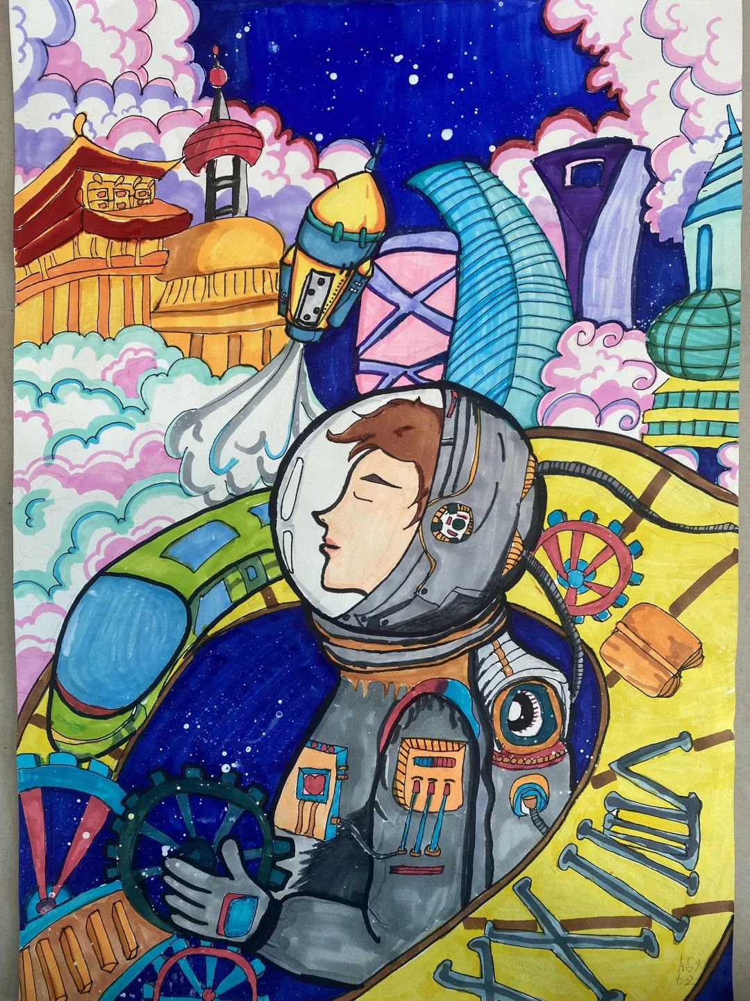 城阳区第二实验小学第六届科普创作大赛-科幻画（二）