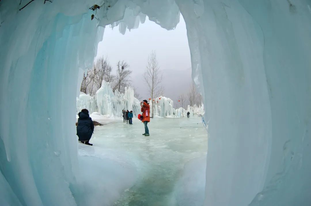 保定周边一日游的绝佳去处冰瀑,平山沕沕水冰瀑一日游攻略