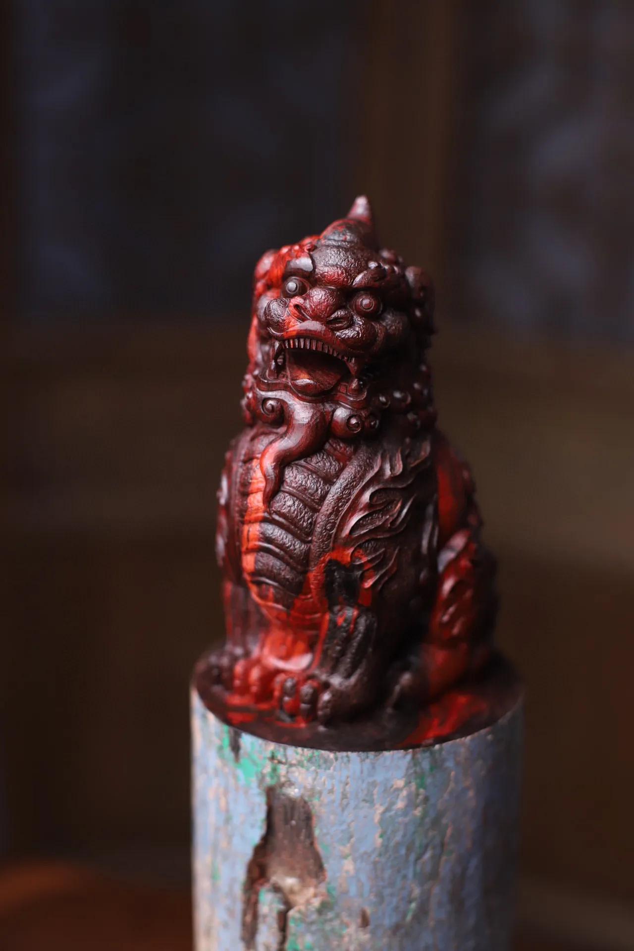 印度小叶紫檀摆件全套,印度小叶紫檀貔貅摆件一对