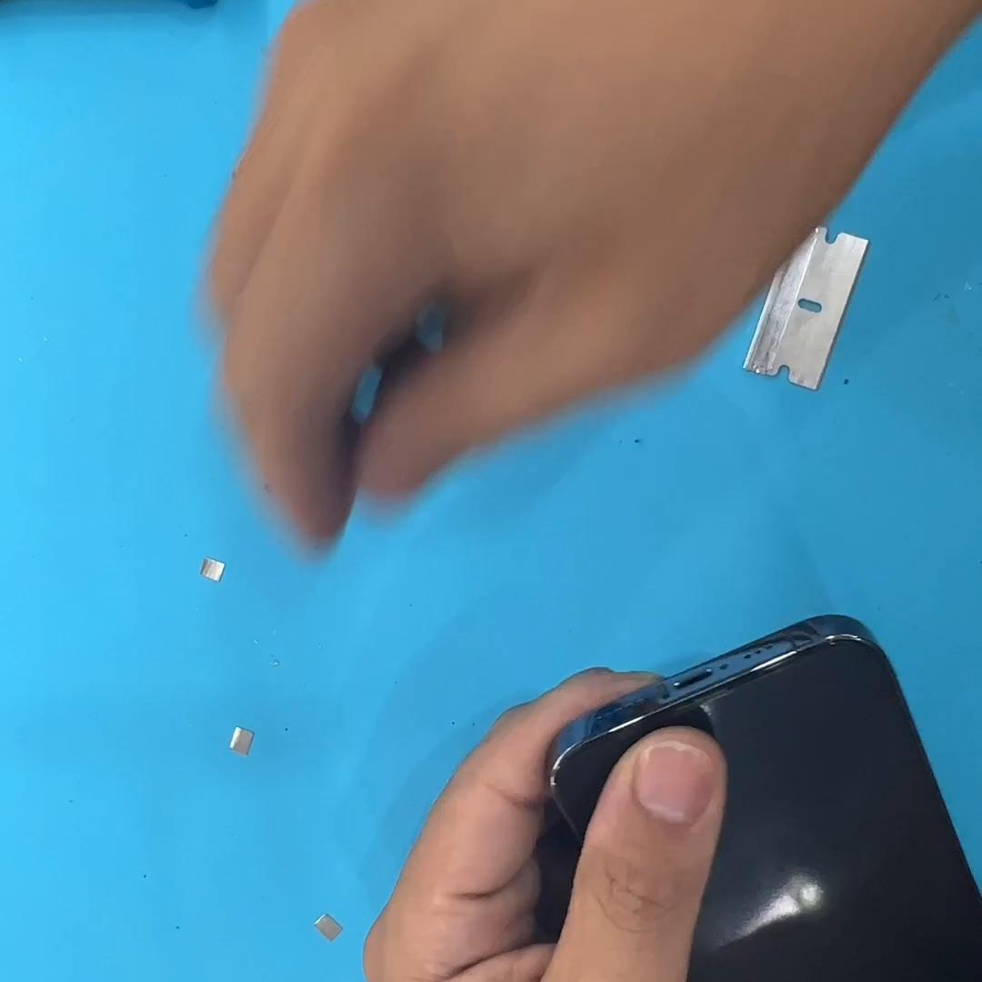 苹果14promax中框修复,苹果14promax边框翻新