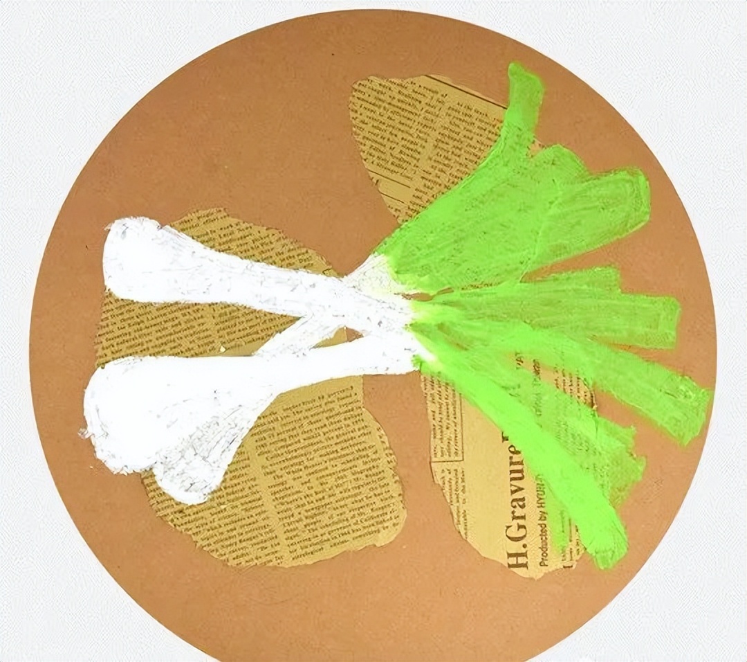 疯狂的大葱油画棒,大葱重彩油画棒