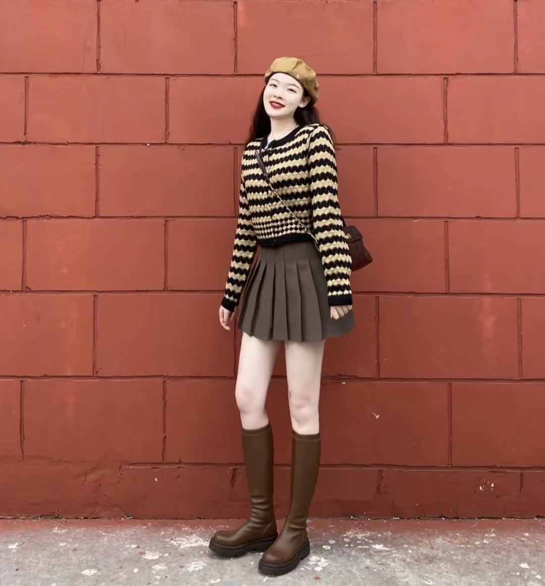 显高又显瘦的长筒靴,显瘦百搭又好看长筒宽靴